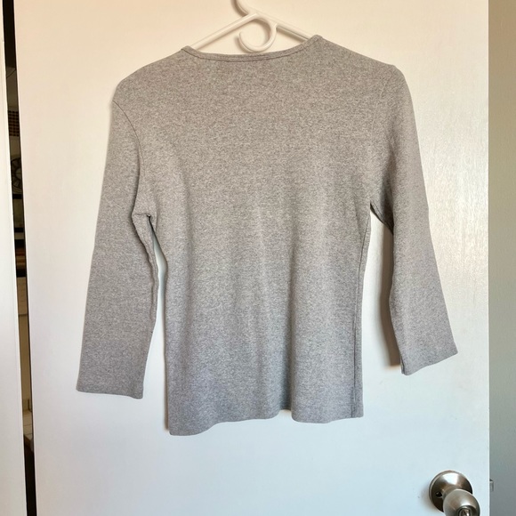 DKNY Jeans Crewneck Logo Top - Size M - Picture 6 of 11